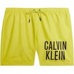 Reduzierte Gelbe Sportliche Calvin Klein Herrenbadehosen maschinenwaschbar Größe S 
