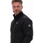 Schwarze Calvin Klein Harrington-Jacken aus Polyamid gepolstert für Herren Größe XS 