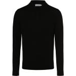 Reduzierte Schwarze Unifarbene Calvin Klein Strickpullover aus Wolle für Herren Größe XL 