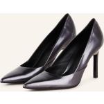 Petrolfarbene Calvin Klein Spitze High Heels & Stiletto-Pumps aus Glattleder für Damen Größe 40 