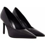 Reduzierte Schwarze Calvin Klein High Heels & Stiletto-Pumps aus Leder für Damen Größe 36 