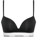 Schwarze Calvin Klein Push-Up BHs in 70C für Damen 