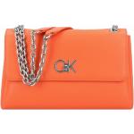 Reduzierte Orange Elegante Calvin Klein Damenschultertaschen & Damenshoulderbags klein 