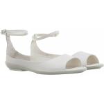 Calvin Klein Sandalen & Sandaletten - Peep Toe Ballerina Lth - Gr. 36 (EU) - in Creme - für Damen