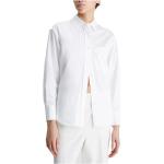 Reduzierte Weiße Calvin Klein Festliche Blusen aus Mako-Satin für Damen Größe S 
