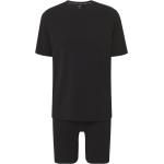 Schwarze Unifarbene Calvin Klein Herrenschlafanzüge & Herrenpyjamas Größe XL 