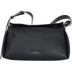 Reduzierte Schwarze Calvin Klein Damenschultertaschen & Damenshoulderbags mit Reißverschluss aus Polyester klein 