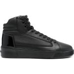 Schwarze Elegante Calvin Klein High Top Sneaker & Sneaker Boots mit Schnürsenkel aus Leder für Herren Größe 41 