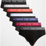 Reduzierte Schwarze Calvin Klein Basic-Slips aus Jersey enganliegend für Herren Größe S 7-teilig 