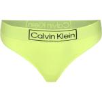 Reduzierte Neongelbe Calvin Klein Underwear Bio Damenslips & Damenpanties aus Jersey Größe XS 