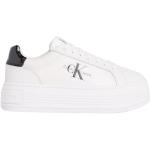 Weiße Calvin Klein High Top Sneaker & Sneaker Boots in Normalweite aus Veloursleder für Damen Größe 38 