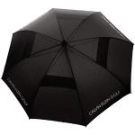 Calvin Klein Solid Color belüftete Doppel Canopy Golf Regenschirm - Schwarz