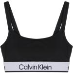 Schwarze Sportliche Calvin Klein BHs für Damen Größe L 