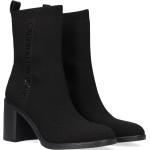 Reduzierte Schwarze Calvin Klein Blockabsatz High Top Sneaker & Sneaker Boots aus Textil für Damen Größe 41 