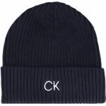 Reduzierte Marineblaue Calvin Klein CK Strickmützen für Herren für den für den Winter 