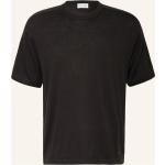 Schwarze Calvin Klein T-Shirts aus Seide für Herren Größe XXL 