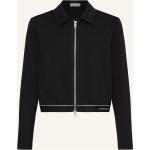 Schwarze Calvin Klein Zip Hoodies & Sweatjacken mit Reißverschluss aus Jersey für Damen 