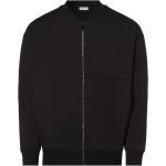 Reduzierte Schwarze Unifarbene Calvin Klein Rundhals-Ausschnitt Zip Hoodies & Sweatjacken für Herren Größe S 
