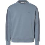 Reduzierte Hellblaue Unifarbene Calvin Klein Rundhals-Ausschnitt Herrensweatshirts Größe XXL 