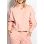 Reduzierte Rosa Calvin Klein Rollkragen Damensweatshirts aus Baumwolle Größe XS 