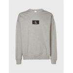 Graue Calvin Klein Rundhals-Ausschnitt Herrensweatshirts Größe M 