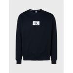 Schwarze Calvin Klein Rundhals-Ausschnitt Herrensweatshirts Größe M 