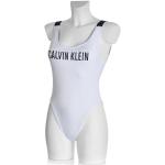Reduzierte Weiße Calvin Klein Damenbadeanzüge aus Polyamid Größe XS 