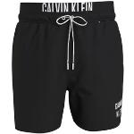 Schwarze Unifarbene Calvin Klein Herrenbadeshorts & Herrenboardshorts Größe XL 