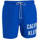 Calvin Klein Swimwear Badeshorts, mit seitlichem Logodruck, blau, blue