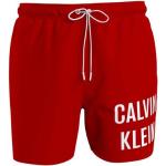 Calvin Klein Swimwear Badeshorts, mit seitlichem Logodruck, rot, red