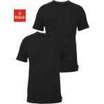 Calvin Klein T-Shirt, 2er-Pack, Rundhalsausschnitt, für Herren, schwarz, L