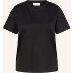Schwarze Calvin Klein T-Shirts aus Baumwolle für Damen Größe XS 