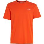 Orange Kurzärmelige Calvin Klein Bio T-Shirts für Herren Größe XXL 