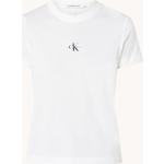 Weiße Calvin Klein T-Shirts für Damen Größe XS für den für den Sommer 
