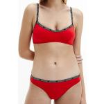 Rote Calvin Klein Bikini-Tops für Damen Größe XS 