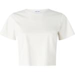 Reduzierte Weiße Calvin Klein T-Shirts für Damen Größe S 