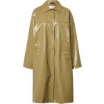 Olivgrüne Wasserdichte Calvin Klein Maxi Trenchcoats lang für Damen Größe XL für den für den Herbst 