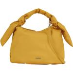 Gelbe Unifarbene Kleine Umhängetaschen mit Reißverschluss für Damen klein 