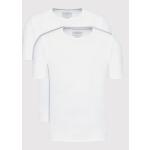 Reduzierte Weiße Calvin Klein Underwear T-Shirts für Herren Größe L 2-teilig 
