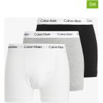 Reduzierte Weiße Calvin Klein Underwear Herrenboxershorts aus Baumwolle Größe XL 3-teilig 