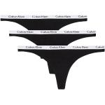 Reduzierte Schwarze Calvin Klein Underwear Damenstrings Größe XL 3-teilig 