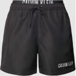 Schwarze Calvin Klein Underwear Herrenbadehosen aus Polyester Größe M 