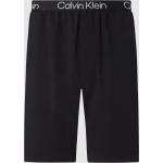 Schwarze Calvin Klein Underwear Pyjamahosen kurz aus Baumwollmischung für Herren Größe M 