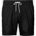 Schwarze Unifarbene Calvin Klein Underwear Herrenbadehosen mit Galonstreifen aus Polyester Größe 3 XL Große Größen 