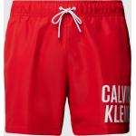 Rote Calvin Klein Underwear Herrenbadehosen aus Polyester Größe XXL Große Größen 