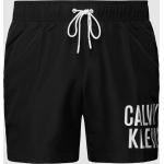 Schwarze Calvin Klein Underwear Herrenbadehosen aus Polyester Größe XXL Große Größen 