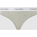 Graue Calvin Klein Underwear Damenstrings aus Baumwollmischung Größe 4 XL Große Größen 