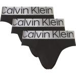 Schwarze Calvin Klein Underwear Herrenslips & Herrenpanties aus Baumwolle Größe S 3-teilig 