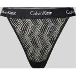 Schwarze Calvin Klein Underwear Damenstrings aus Polyamid Größe S 