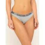 Reduzierte Graue Calvin Klein Underwear Damenstrings Größe L 
